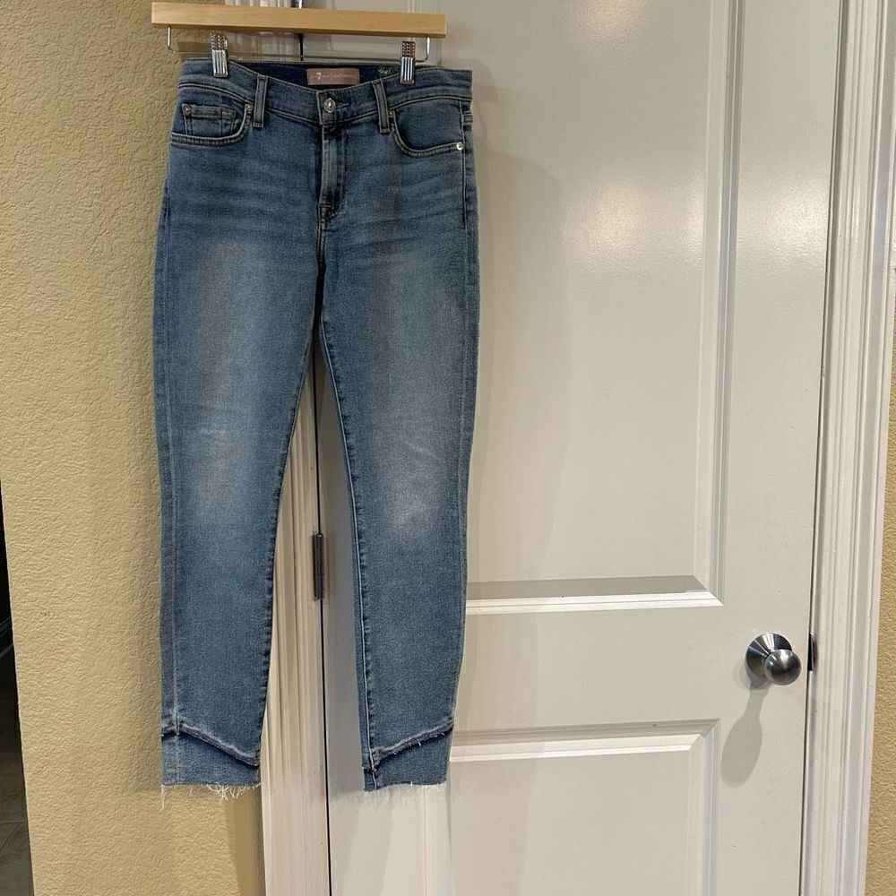 7 for all mankind women’s size 27 ankle skinny jeans‎ in Luxe Vintage